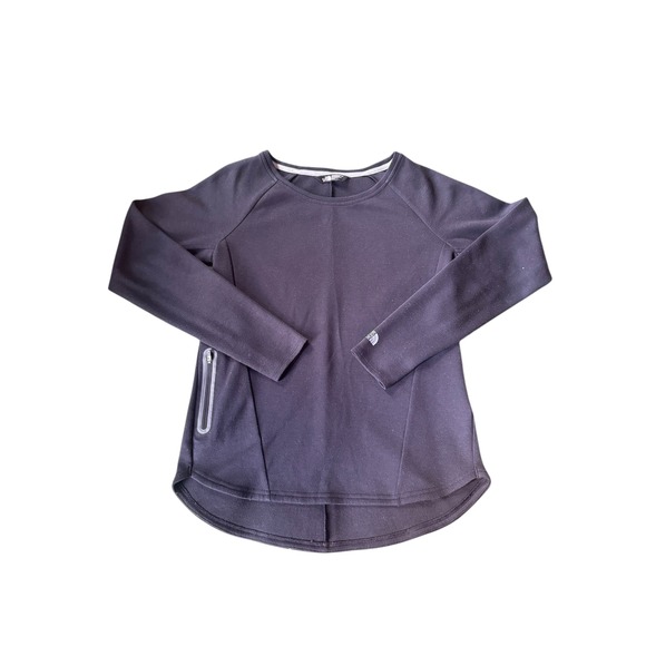 The North Face Tops - The North Face Women Black Long Sleeve Athletic Top With Zipper Pocket Size M